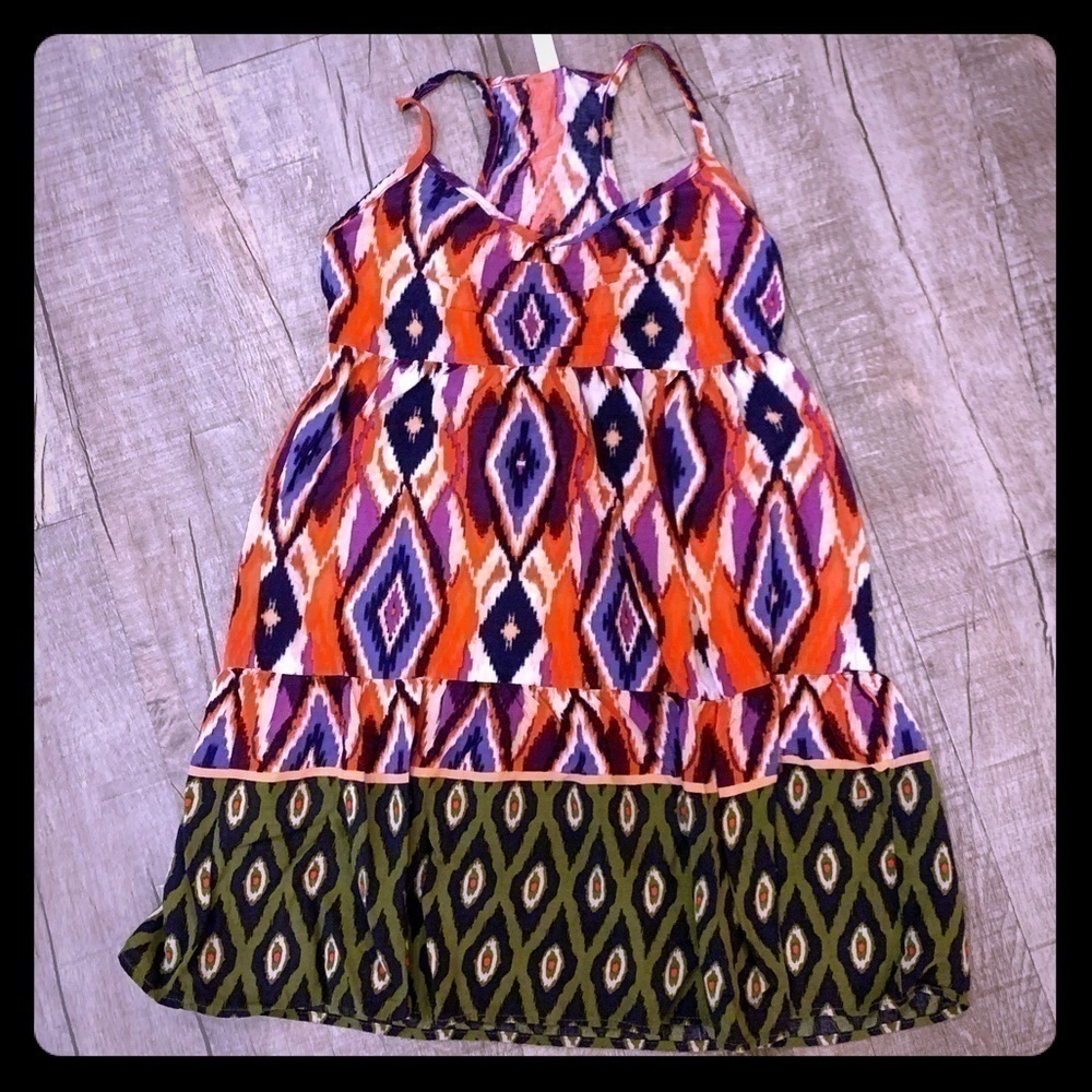 💙3 for $20💙Colorful Aztec‎ Summer Dress